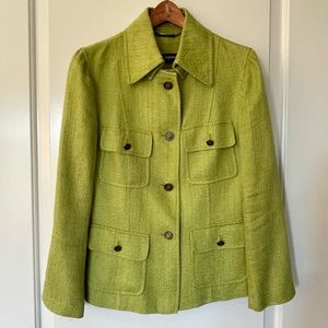 Dolce and Gabbana lined green jacket